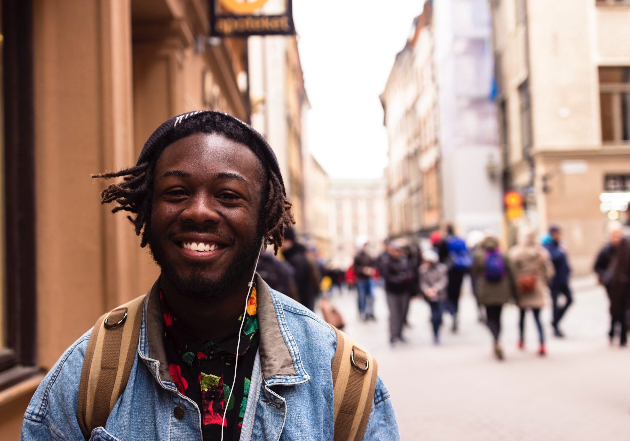 African american man smiliing supportive group hiv aids happy stigma end hiv